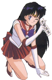 Sailor Mars with ofuda