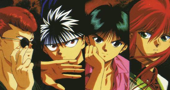 Kuwabara           Hiei          Yusuke           Kurama