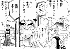 Minako se cruza con Makoto