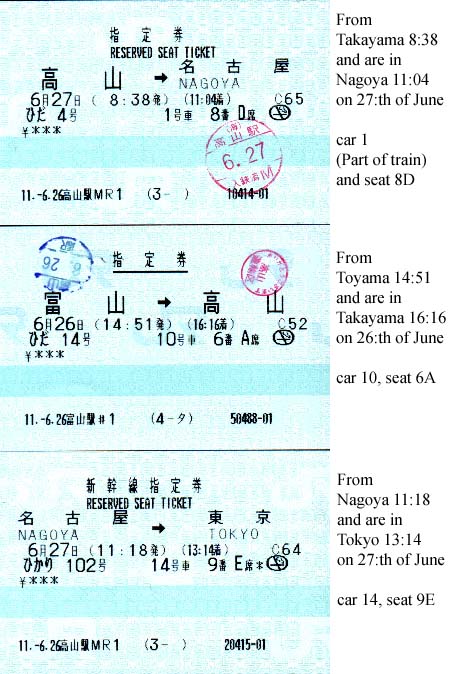 Japan Train Tickets