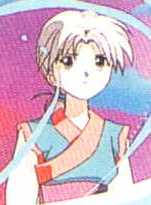 Genkai in her teens or 20s