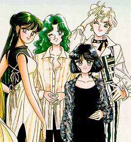 Outer Senshi's real selves