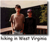 hiking in West Virginia