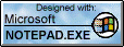 Created in Notepad