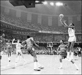 game winning shot by Jordan in UNC vs Georgetown game of 1982
