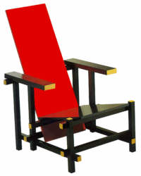 Rietveld's red-blue chair
