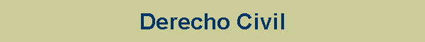 Derecho Civil