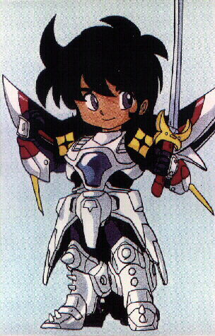SD Ryo in the armor of inferno!