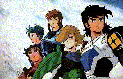 Ryo in Inferno Armor and the other in their heavy armor