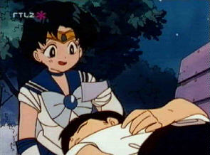 [Aren't they cute!? Mercury's looking a little shocked...did Greg ask her out!?]