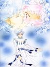 Helius kissing surprized Chibiusa. Very sweet...