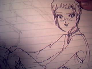 my lovely doodled self-portrait