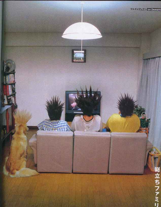 Ad for Toshiba DVD Player.  Hmm... DragonBall Z effect?