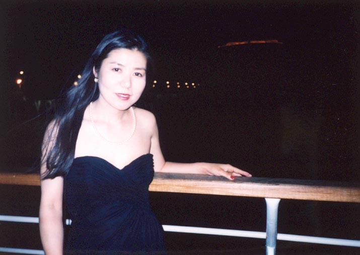 Hisayo on boat trip