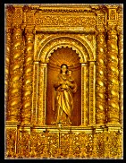 The altar in a Church