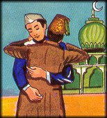 Muslims wishing Id Mubarak