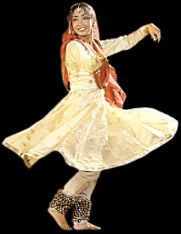 A solo Kathak Performance