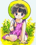 Young Akane and the mongoose whistle