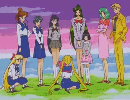 A Picture of all the Scouts, as normal girls