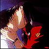 The infamous End of Eva kiss