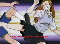 Kyoko shows her kicks