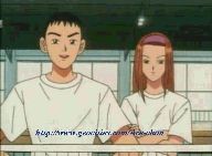 Kyoko and Takeda at the championships