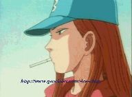 Kyoko looks around
