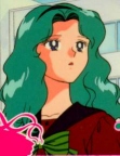I look Haruka's face