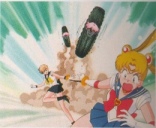Sailor Moon and Uranus.