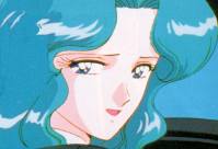 Michiru looking at Usagi