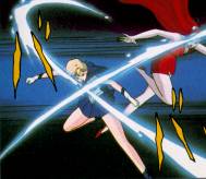 Sailor Uranus fighting against Kaolinite
