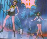Sailor Neptune and Uranus leaving