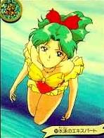 Michiru swimming