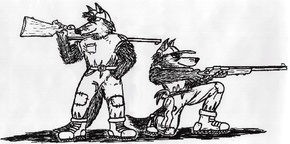 hunter wolves
