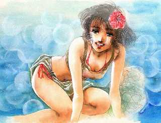 A swiming Lynn