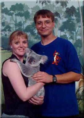 Steve and Deana with Waratah