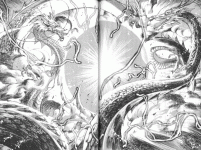 The White and Black Dragons appearing in the American military base