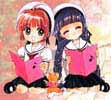 Sakura and Tomoyo