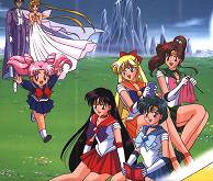 The Moon Family and the Sailor Scouts