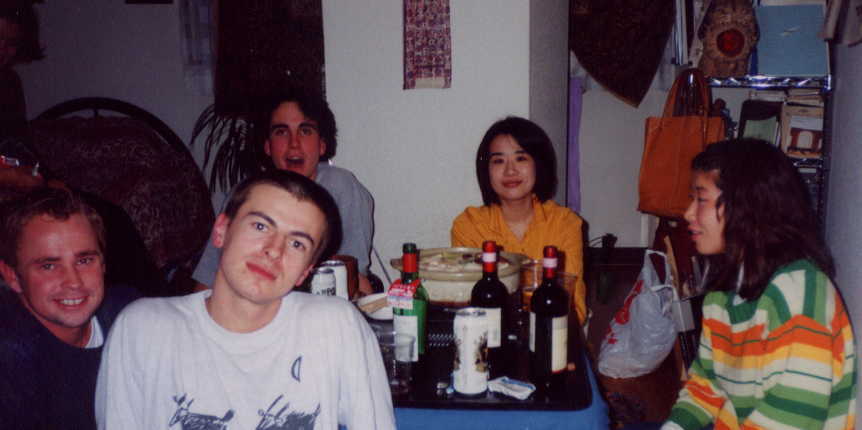 Dinner at Maya's place, after hiking in Takao-san
