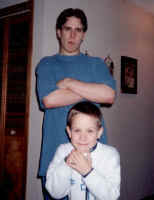 Me and Little Zech somewhere around 1995