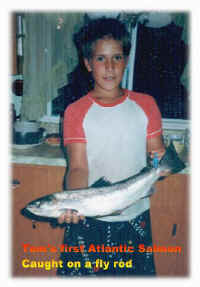 The first Atlantic salmon I ever caught 