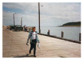 Me on the wharf when i was young on the Bay Of Fundy