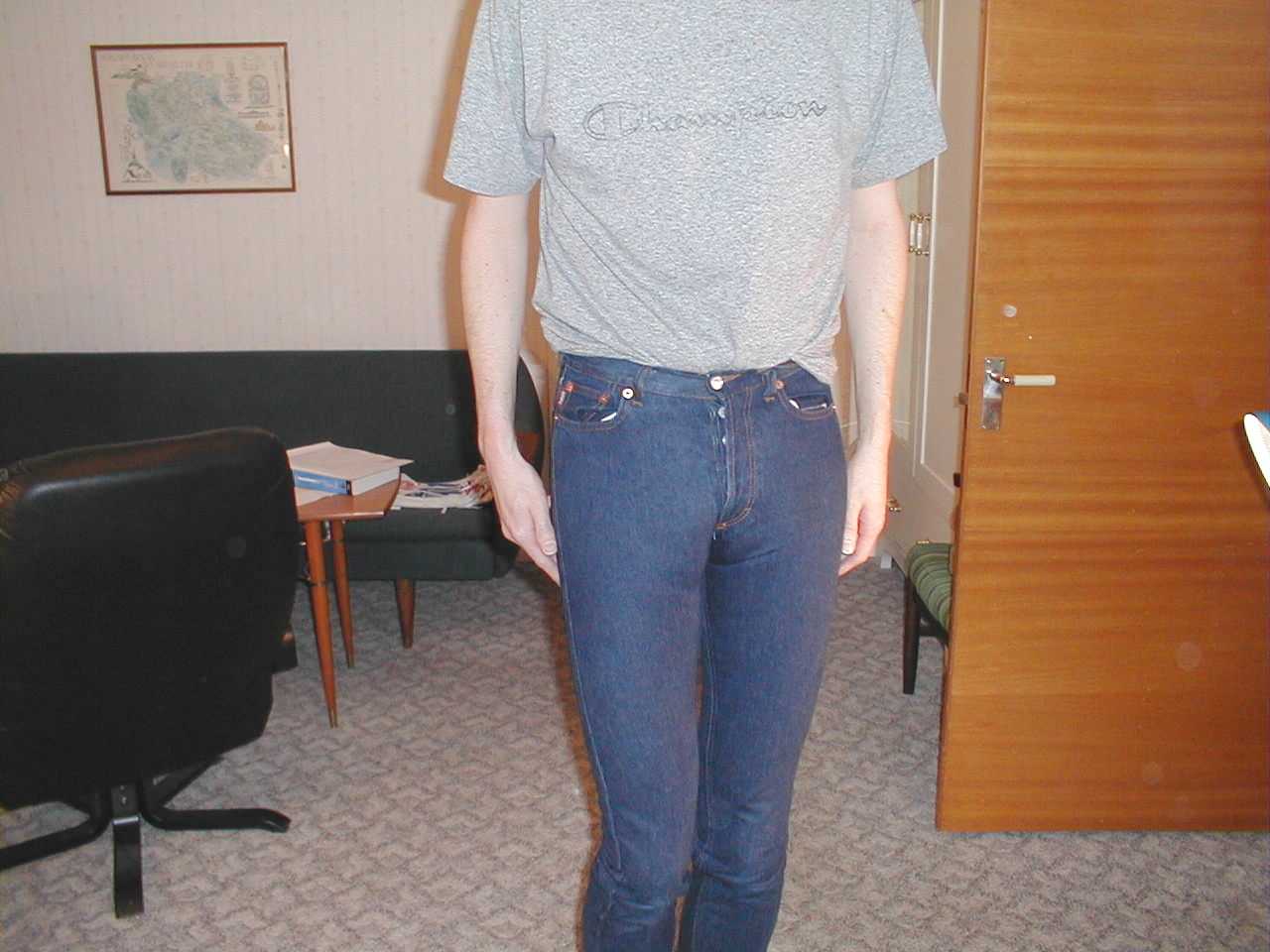 My first pair of tight jeans