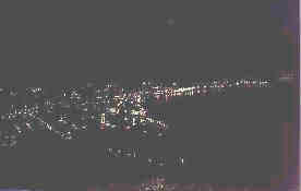 night view from Pousada