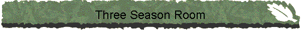 Three Season Room
