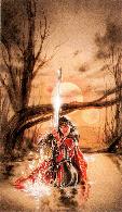 Luis Royo's '7 of Swords study'