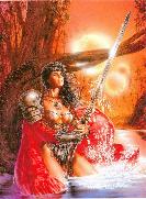 Luis Royo's '7 of Swords'