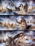 Luis Royo's sketch of 'Fallen Angel'