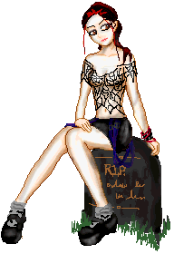 its me, caroline, with my new hair, no touchies, you can have it if you ask nicely... maybe. 
base:Crystal dreams